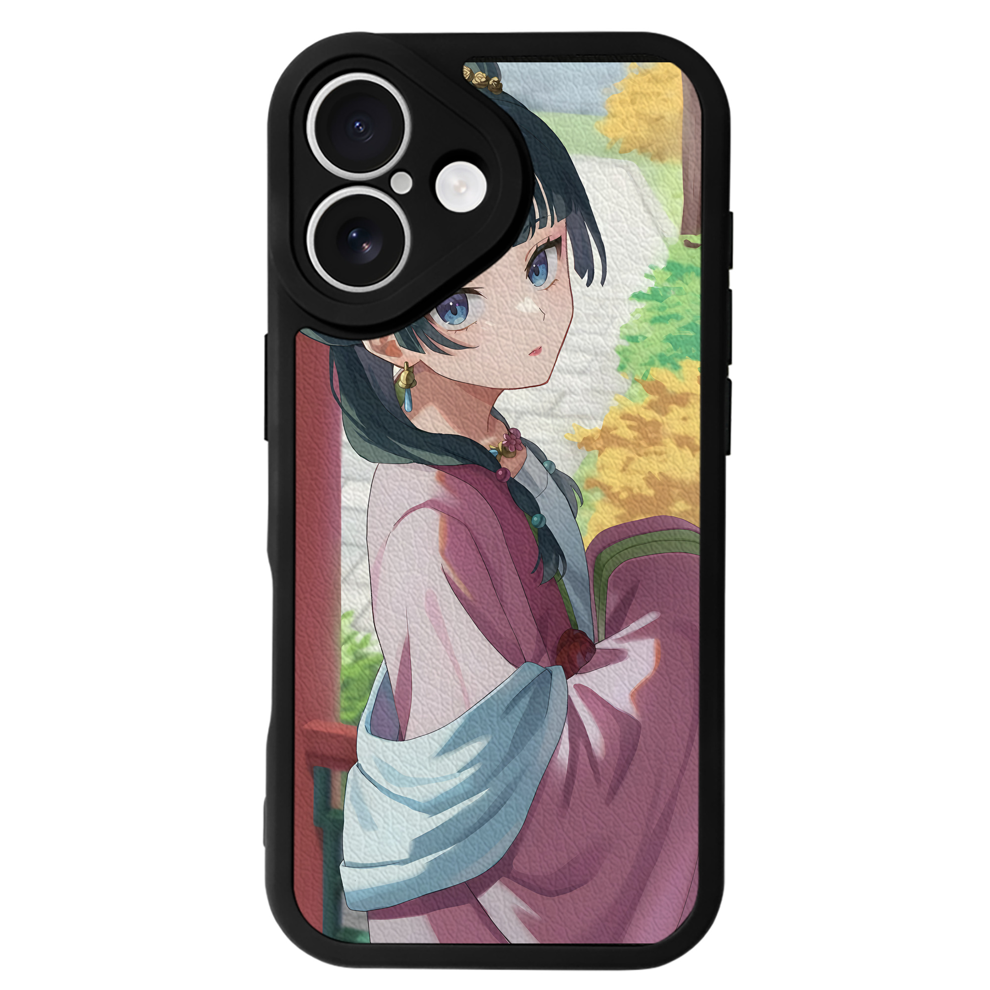 （画像用） 薬屋のひとりごと The Apothecary Diaries 【iPhone 16シリーズ対応】シリコンスマホケース（レザー調） 材質：シリコン
